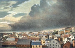 Thunderstorm at Marblehead, from a 1910 postcard